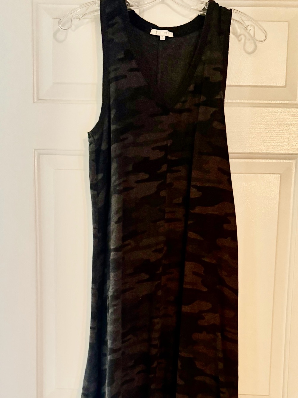 Z Supply Black & Gray Camo A-Line Skirt